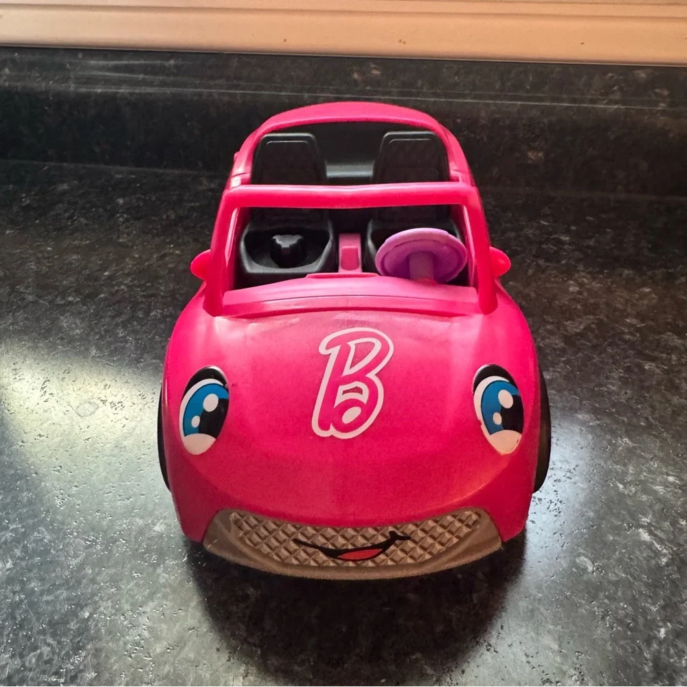BARBIE‎ x Little People Pink Interactive Convertible Car With Sounds Tested